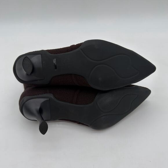 Cosy Island BelleVoyage Minimalist Pointed Toe Stiletto Ankle Boots Chocolate 8 - Picture 3 of 8